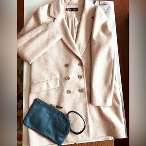 Zara Blush/Pink over coat